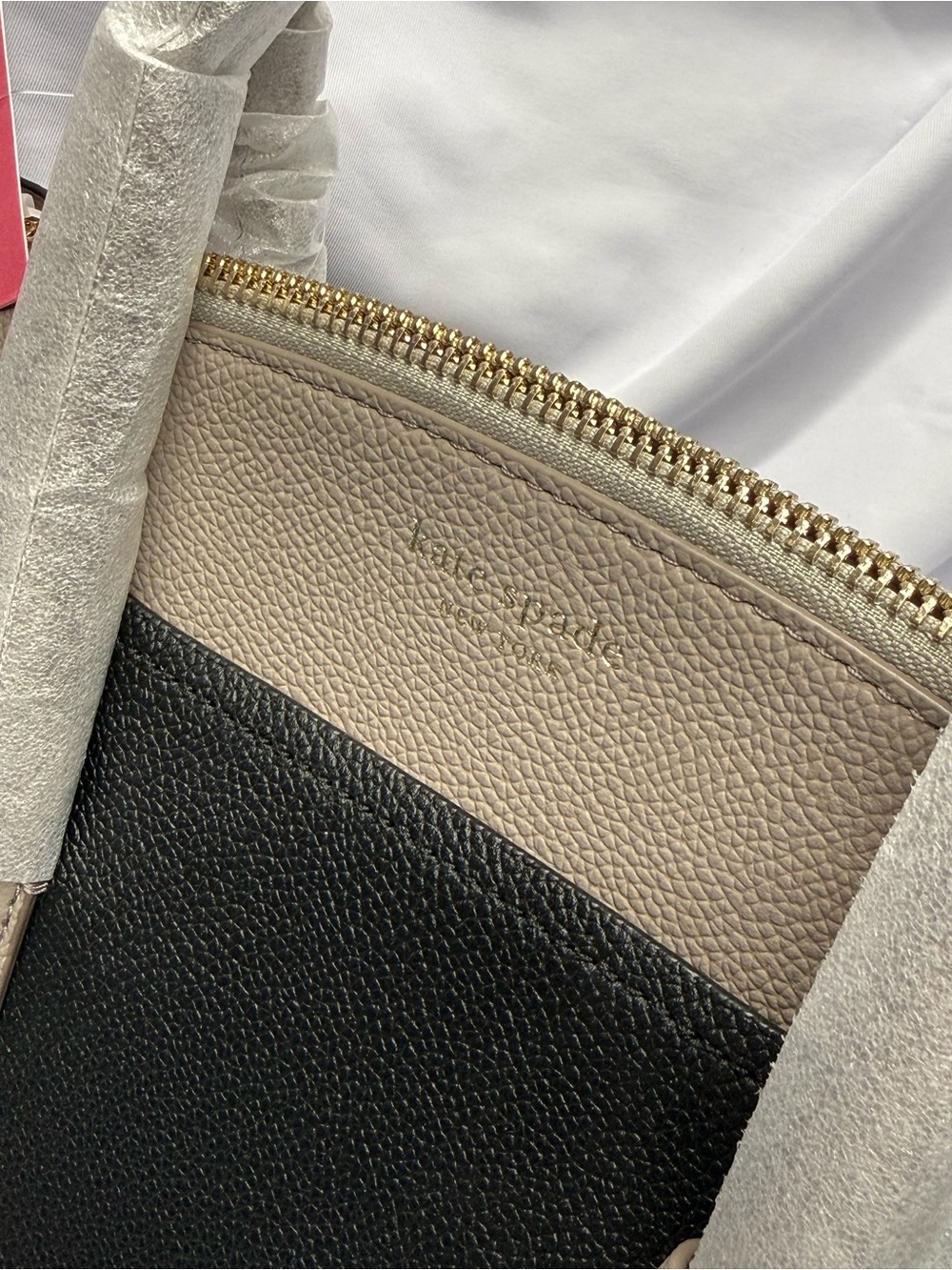 (new+tag) Kate Spade Margaux Large Satchel
Black Multi Leather Two-Tone - Picture 3 of 15